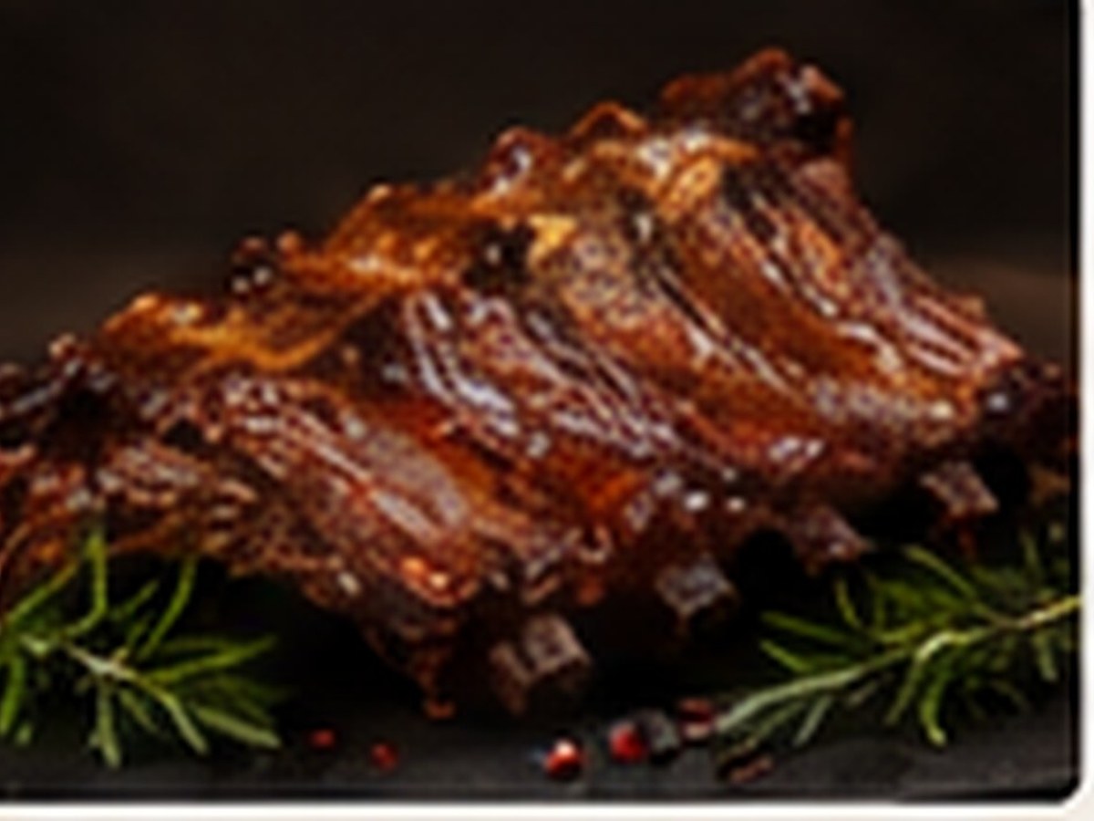 Smoked pork ribs